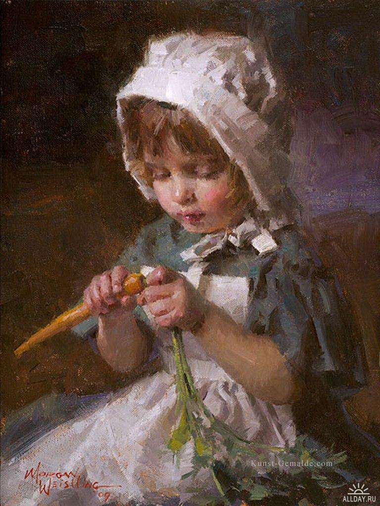 Kid MW 05 Impressionismus Ölgemälde